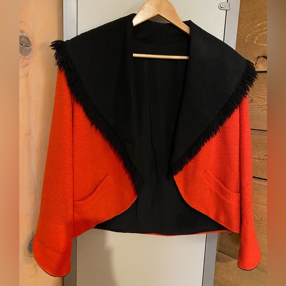 Solmar Vintage Blazer in Red and Black - Picture 2 of 6